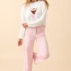 Genevieve Espresso Martini Long Sleeve Crewneck Sweater - Image 5