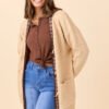 Josephine Tan Knit Cardigan - Image 4