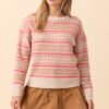 Keira Geo Print Neutral Sweater - Image 5