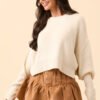 Beatrice Ivory Long Sleeve Sweater - Image 3