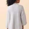 Aleah Grey Cable Sweater Coat - Image 4