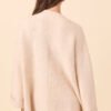 Aleah Beige Cable Sweater Coat - Image 5