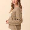Callie White Star Beige Sweater - Image 5