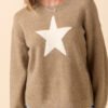 Callie White Star Beige Sweater - Image 7