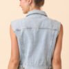Hollie Cropped Denim Vest - Image 6