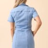My Favorite Denim Pocket Mini Dress - Image 5