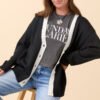 Annabelle Black and White Skull Cardigan - Image 4