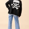 Annabelle Black and White Skull Cardigan - Image 5