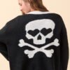 Annabelle Black and White Skull Cardigan - Image 7