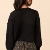 Heather Black V-Neck Cardigan - Image 6