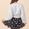 Winnie Light Grey Wrap Cardigan - Image 4