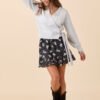 Winnie Light Grey Wrap Cardigan - Image 2