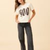 Boo Ivory Graphic Tee SALE - Image 3