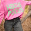 Hocus Pocus Pink And Green Crewneck Sweater - Image 2