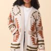 The Elvis Southwestern Print Cozy Cardigan Just Classically Cassidy X Pink Lily - Image 6
