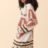 The Elvis Southwestern Print Cozy Cardigan Just Classically Cassidy X Pink Lily - Image 8