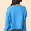 Beatrice Ocean Blue Long Sleeve Sweater - Image 5